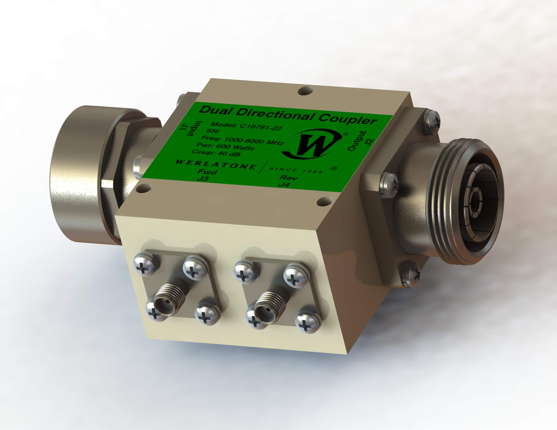 RF Coupler Model C10761 Dual Directional Coupler